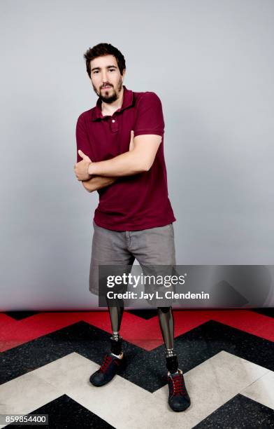 Jeff Bauman, from the film "Stronger," poses for a portrait at the 2017 Toronto International Film Festival for Los Angeles Times on September 12,...