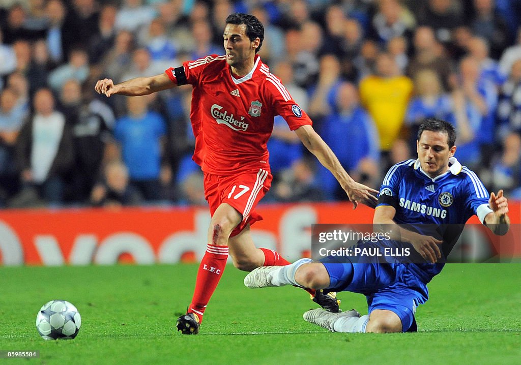 Liverpool's Spanish defender Álvaro Arbe