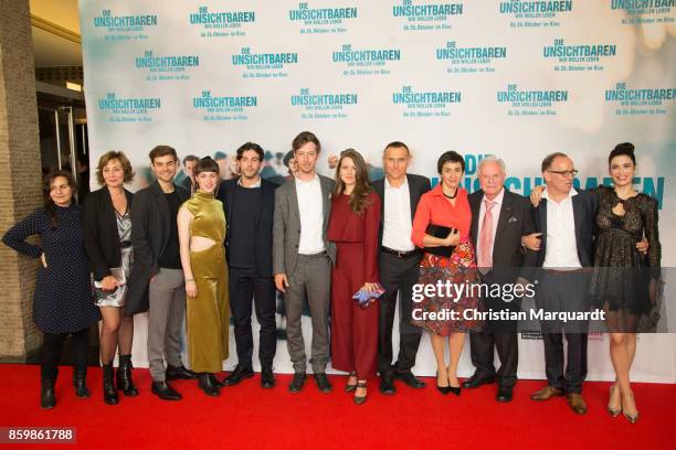 The cast of the movie including Naomi Krauss; Lucas Reiber, Victoria Schulz, Aaron Altaras, Max Mauff, Alice Dwyer, Eugen Herman-Friede and Laila...