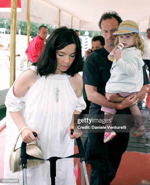 Bjork, Matthew Barney and daughter Isadora