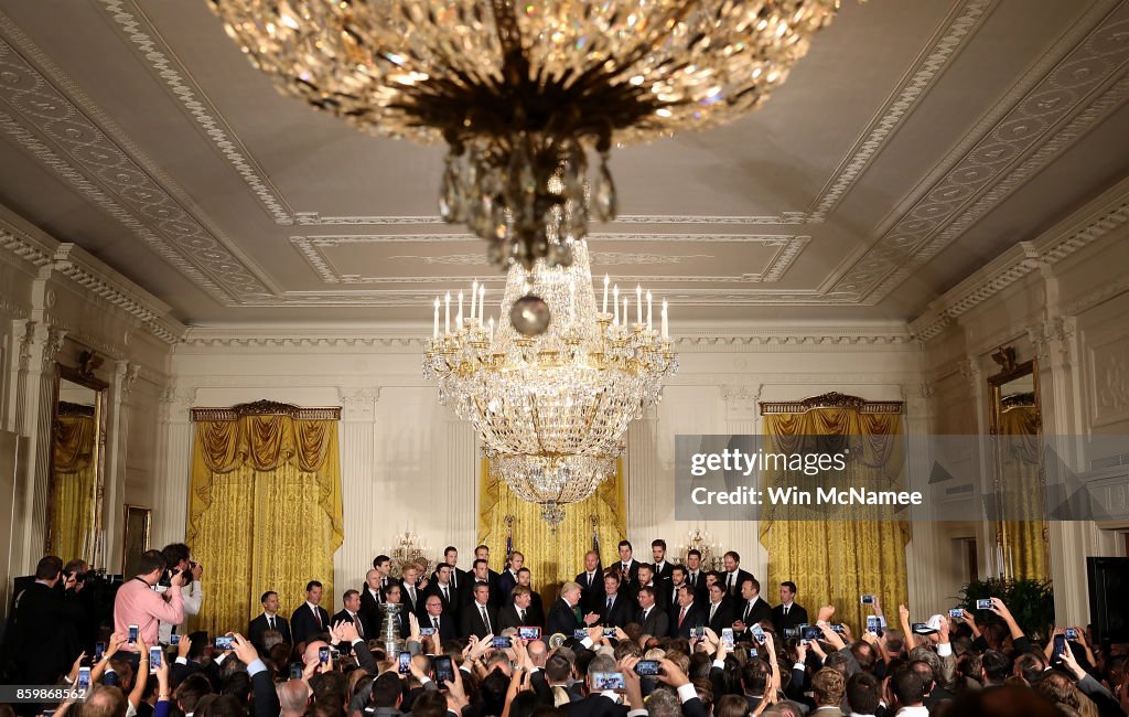 President Trump Welcomes NHL Champion Pittsburgh Penguins To White House