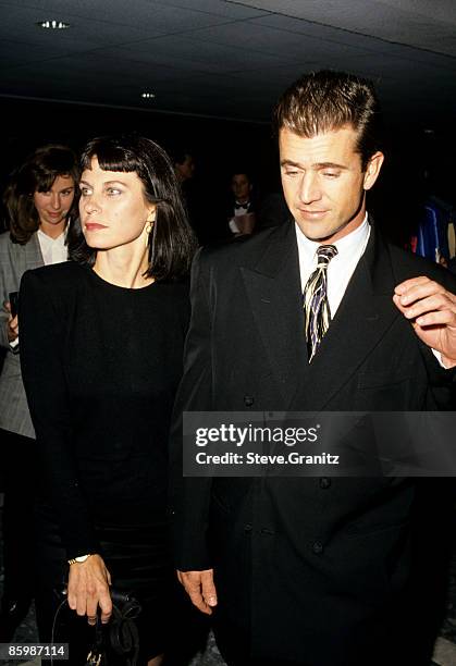 Robyn Moore and Mel Gibson