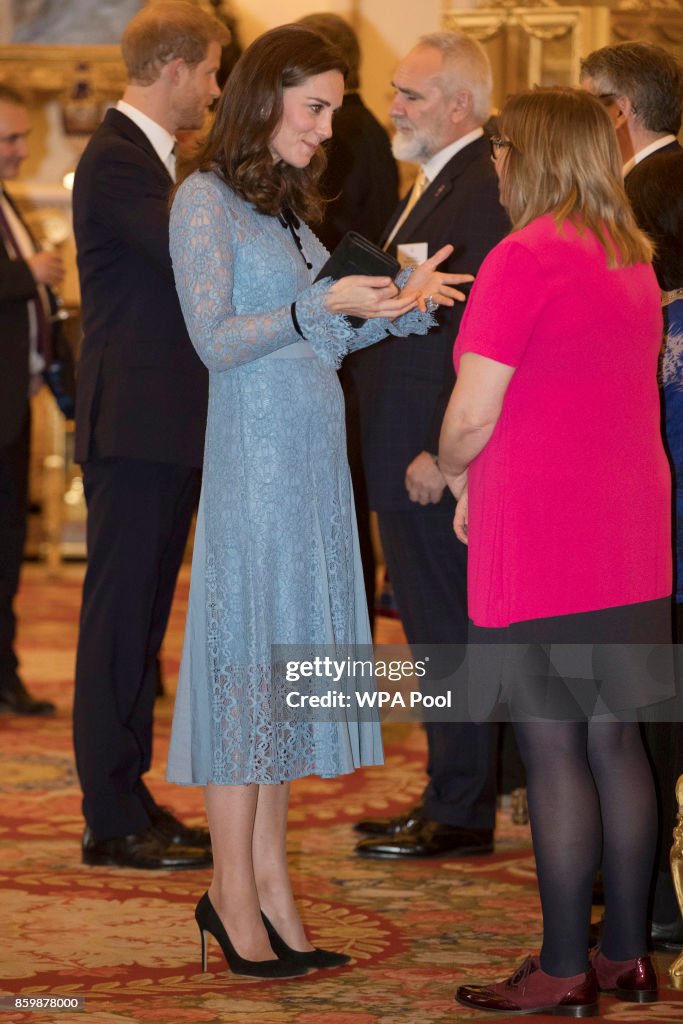 The Duke & Duchess Of Cambridge And Prince Harry Support World Mental Health Day