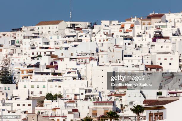 panorama of salobrena - salobreña stock pictures, royalty-free photos & images