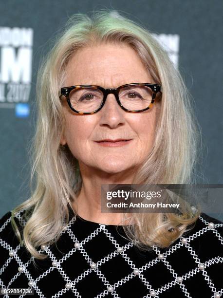 Sally Potter attends the UK Premiere of "The Party" during the 61st BFI London Film Festival on October 10, 2017 in London, England.