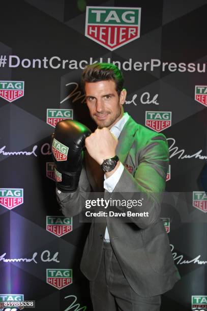 Aitor Ocio attends the launch of the TAG Heuer Muhammad Ali Limited Edition Timepieces at BXR Gym on October 10, 2017 in London, England.