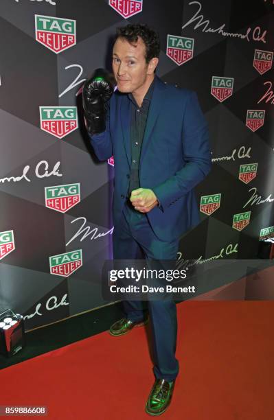 Nick Moran attends the launch of the TAG Heuer Muhammad Ali Limited Edition Timepieces at BXR Gym on October 10, 2017 in London, England.