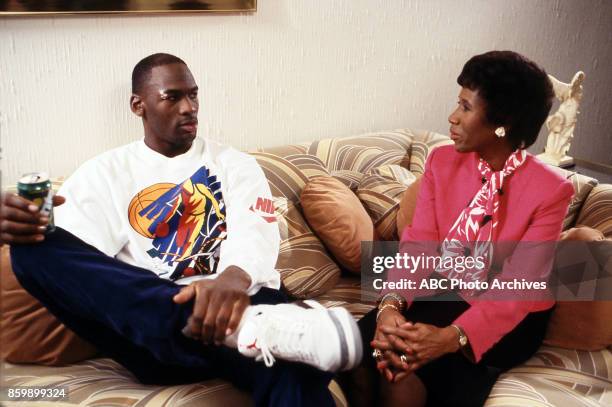 Michael Jordan, Deloris Jordan on 'Superstars And Their Moms - An Disney General Entertainment Content via Getty Images Mother's Day Special'.