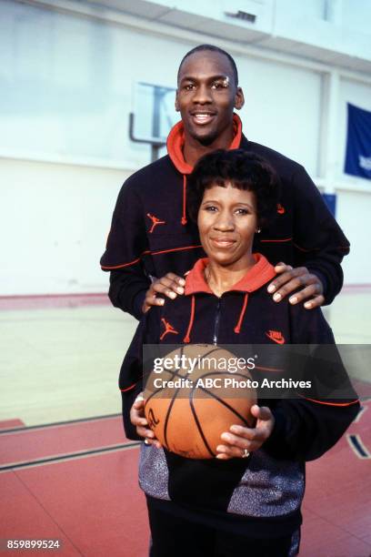 Michael Jordan, Deloris Jordan on 'Superstars And Their Moms - An Disney General Entertainment Content via Getty Images Mother's Day Special'.