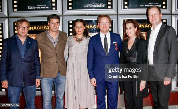 Holger Recktenwlad, director Nahuel Lopez, Silvana Hope, violinist Daniel Hope, Eleanor Hope and German politician Klaus Lederer attend the premiere...