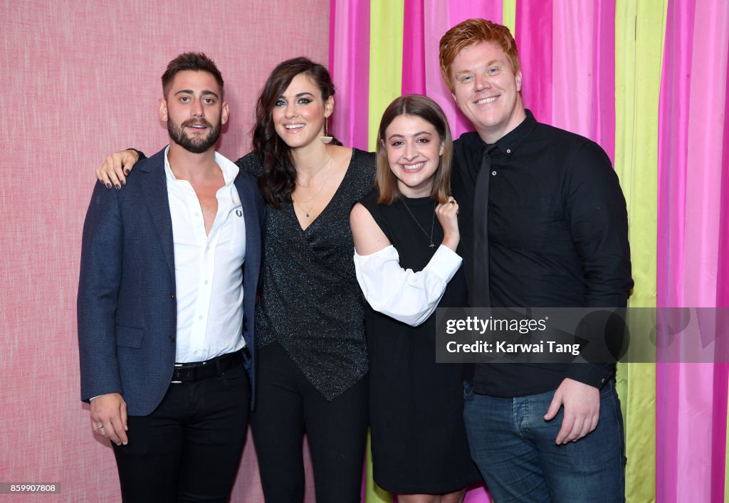 Michael Socha, Kelly Wenham, Georgia Groome and Danny Morgan attend