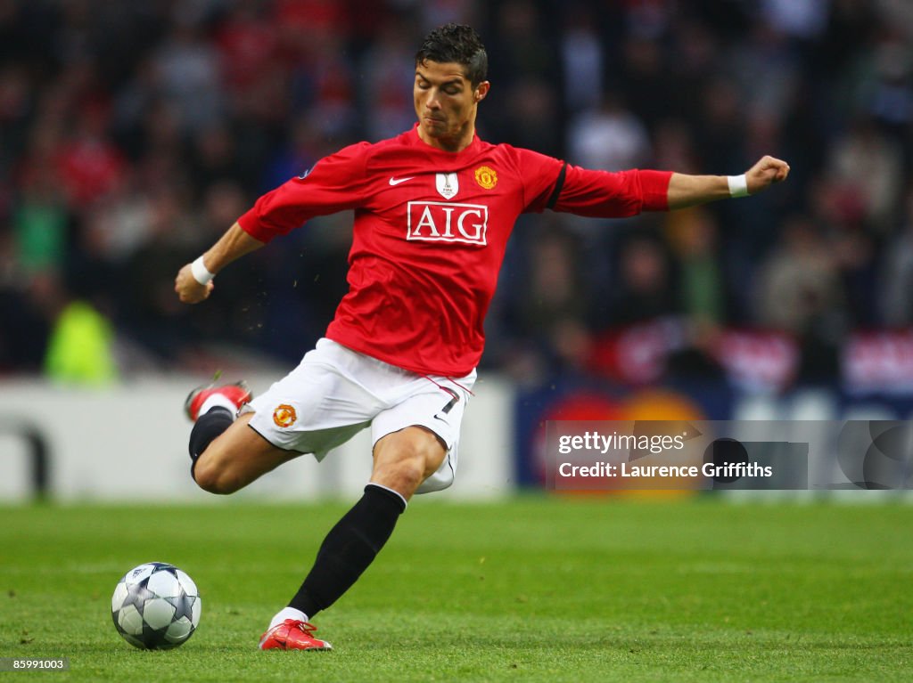 Cristiano Ronaldo Of Manchester United Scores Their First Goal During cristiano-ronaldo-of-manchester-united-scores-their-first-goal-during