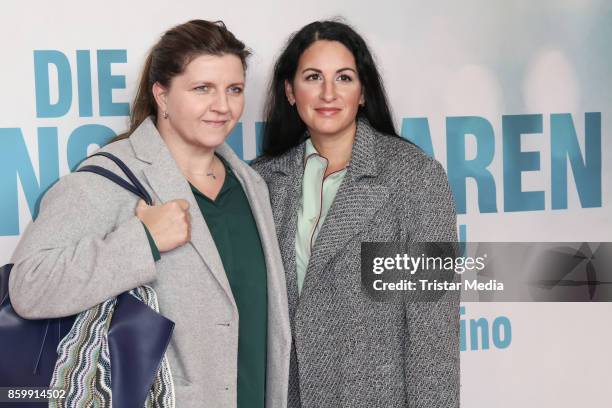 Producer Skady Lis and producer Minu Barati attend the 'Die Unsichtbaren' Premiere at Kino International on October 10, 2017 in Berlin, Germany.