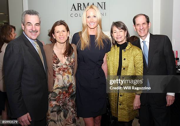 Dr. Harold S. Koplewicz, NYU Child Study Center luncheon co-chairs Katerina Alevizaki-Dracopoulos and Chris Mack, Brooke Garber Neidich, and...