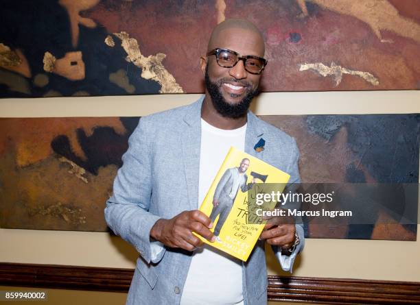Comedian and author Rickey Smiley attends The House Of Hope Atlanta to promote his book tour 'Stand By Your Truth' on October 8, 2017 in Decatur,...