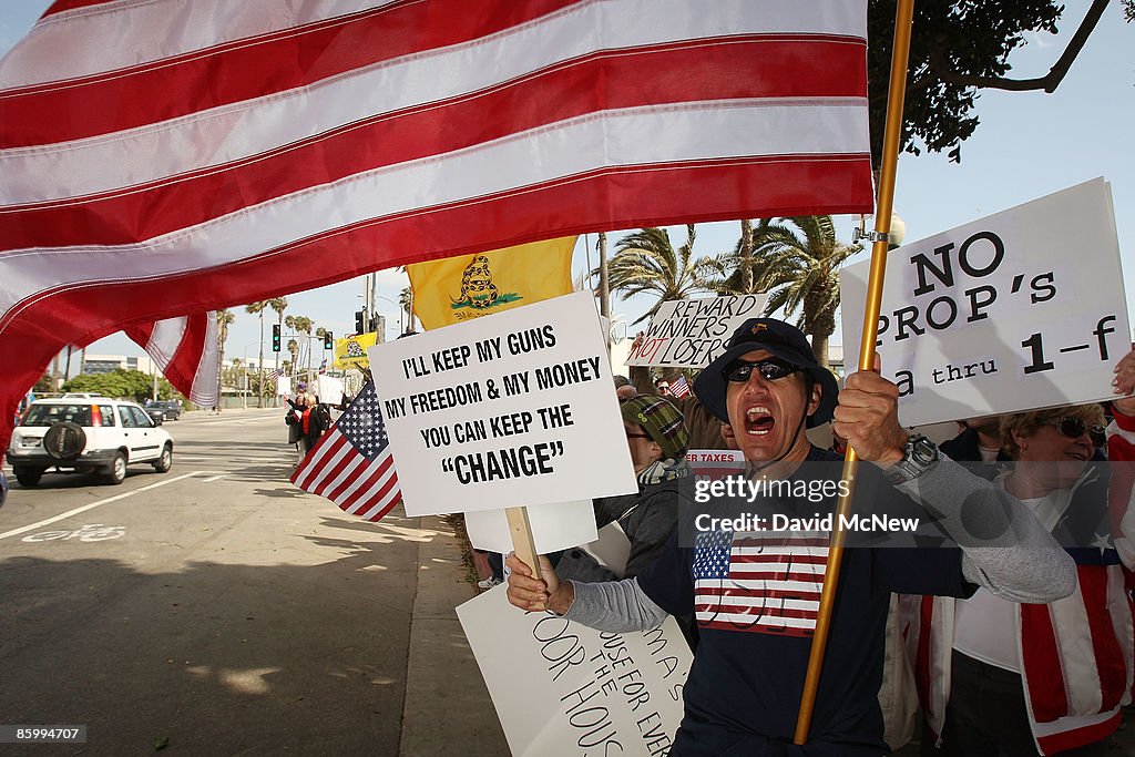Tax Day "Tea Party" Protestors Rally Around The Country
