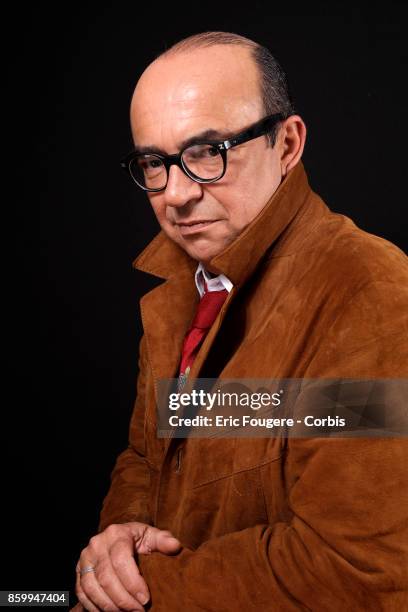 Karl Zero poses during a portrait session in Paris, France on .