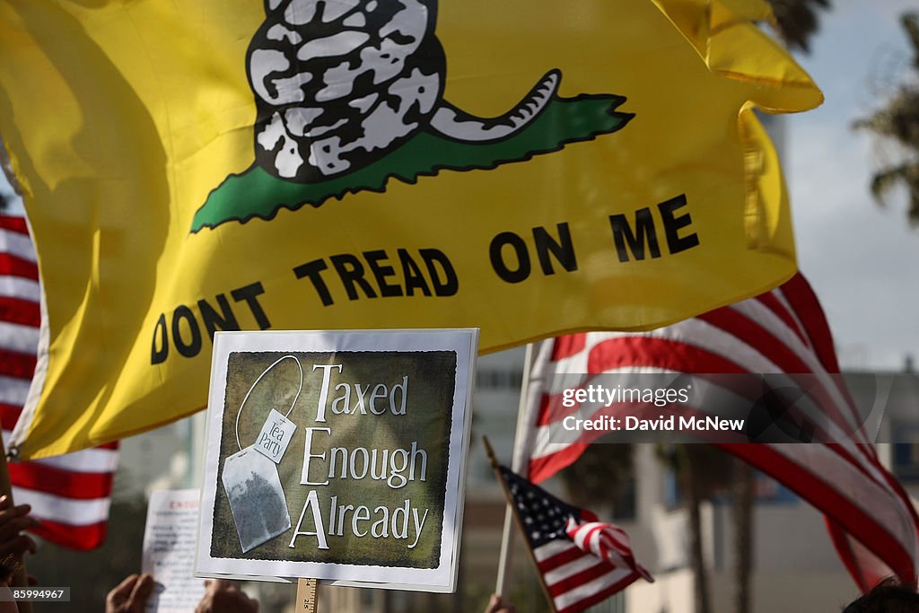 Tax Day "Tea Party" Protestors Rally Around The Country