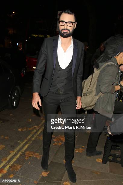 Rylan Clarke attending the Specsavers 'Spectacle Wearer of the Year' awards on October 10, 2017 in London, England.