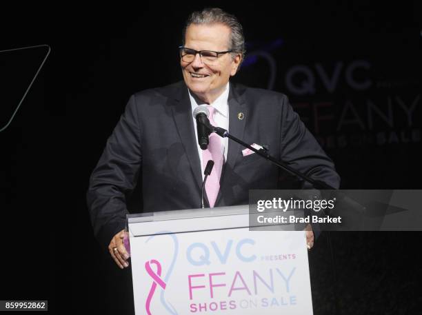 Patrick Wayne attends Annual QVC presents "FFANY Shoes On Sale" Gala at The Ziegfeld Ballroom on October 10, 2017 in New York City.