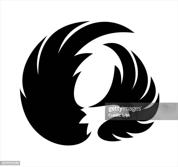 eagle icon - golden eagle stock illustrations