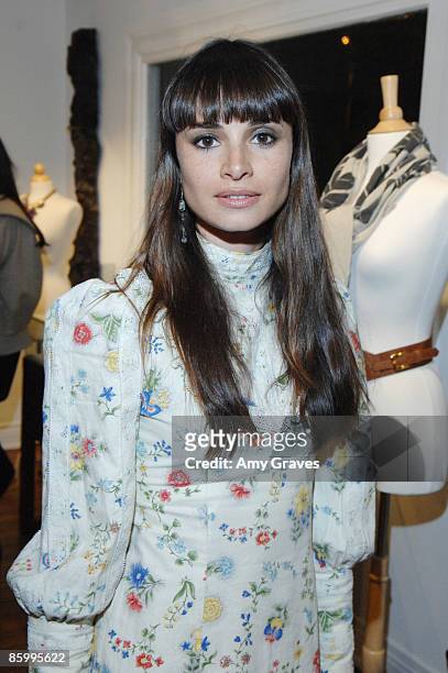 Actress Mia Maestro at Roseark presents Daniela Villegas Jewelry on April 15, 2009 in West Hollywood, California.