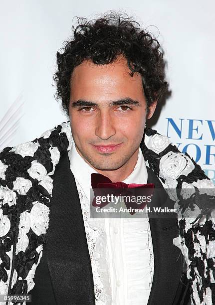 Fashion designer Zac Posen attends the 6th Annual New Yorkers For Children Spring Dinner Dance "New Year's in April: A Fool's Fete" at the Mandarin...