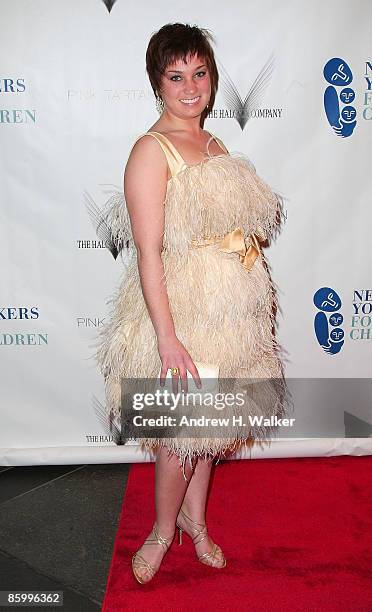 Melissa Deamicis attends the 6th Annual New Yorkers For Children Spring Dinner Dance "New Year's in April: A Fool's Fete" at the Mandarin Oriental on...
