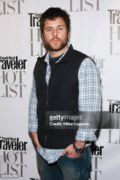 Actor James Roday attends the Conde Nast Traveler Hot List Party at Pranna on April 15, 2009 in New York City.
