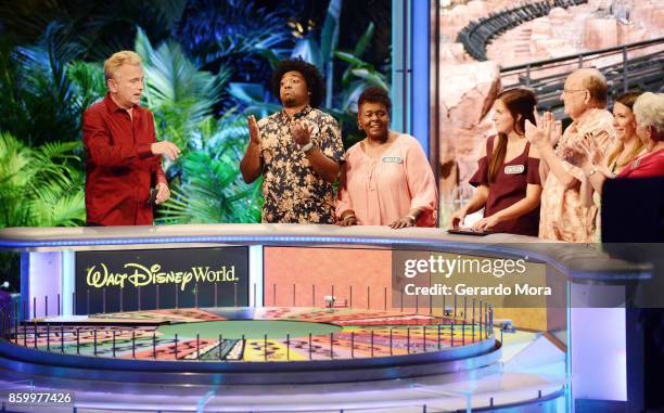 Wheel of Fortune' host Pat Sajak attends a taping of the Wheel of Fortune's 35th Anniversary Season at Epcot Center at Walt Disney World on October...