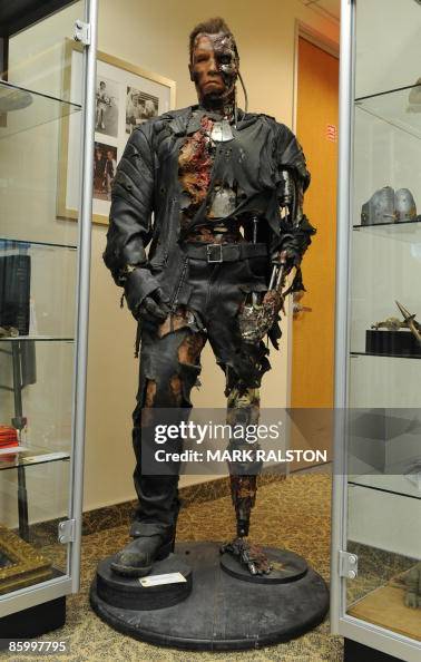 A full-body screen used Terminator from the movie