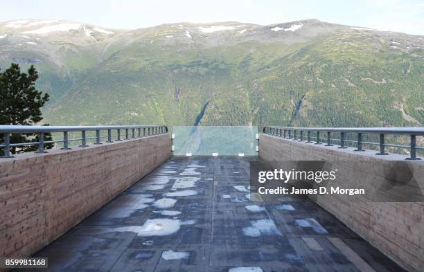 Stegastein lookout in norway on February 8th 2017 in Norway.