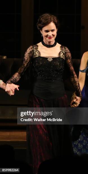 Elizabeth McGovern during the Broadway Opening Night performance Curtain Call Bows for The Roundabout Theatre Company production of 'Time and The...