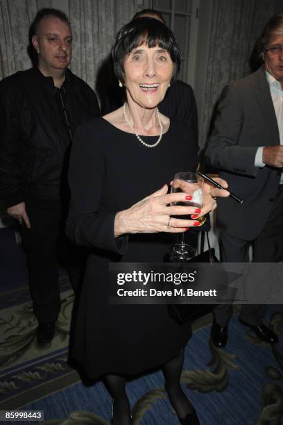 Best actress nominee for 'EastEnders' June Brown attends the British Academy Television Awards 2009 Nomination Party at The Mandarin Oriental Hotel...
