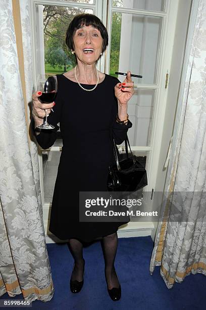 Best actress nominee for 'EastEnders' June Brown attends the British Academy Television Awards 2009 Nomination Party at The Mandarin Oriental Hotel...