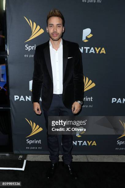 Recording artist Prince Royce attends PANTAYA Launch Party at Boulevard3 on October 10, 2017 in Hollywood, California.