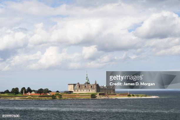 Scenes of Kronborg Castle on sunny summer day in Helsingor, Denmark in July 28th 2017