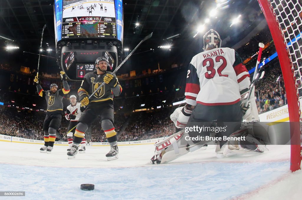 Arizona Coyotes v Vegas Golden Knights