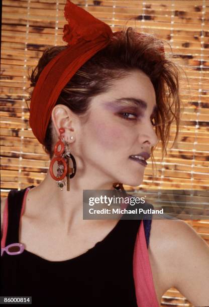 American singer Madonna in New York, 1984.