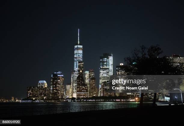 View of New York City from Cartier's celebration of Resonances de Cartier on October 10, 2017 in New York City.