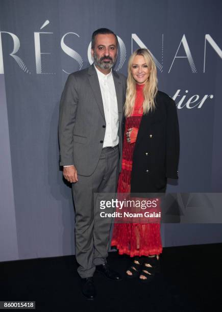 Zanna Roberts Rassi attends Cartier's celebration of Resonances de Cartier on October 10, 2017 in New York City.