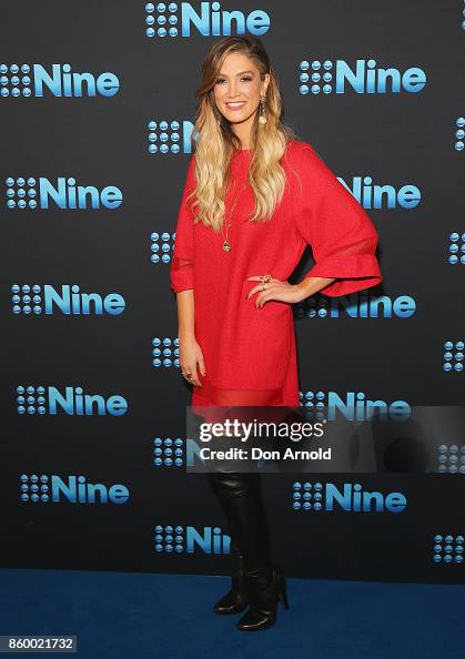 Delta Goodrem poses during the Channel Nine Upfronts 2018 event on
