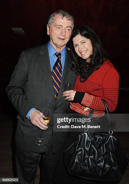 Stephen and Kimberly Quinn attend the Montblanc De La Culture Arts Patronage Award, at the Tate Modern on April 16, 2009 in London, England.