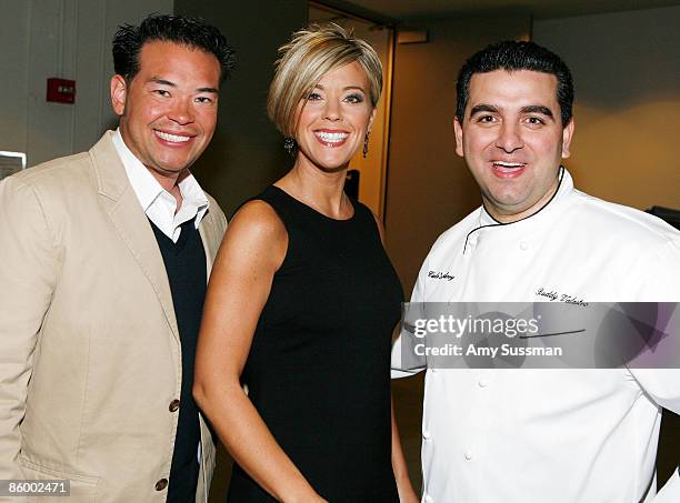 Television personalities Jon Gosselin and Kate Gosselin of TLC's "Jon & Kate Plus 8" and Buddy Valastro of TLC's "Cake Boss" attend Discovery Upfront...