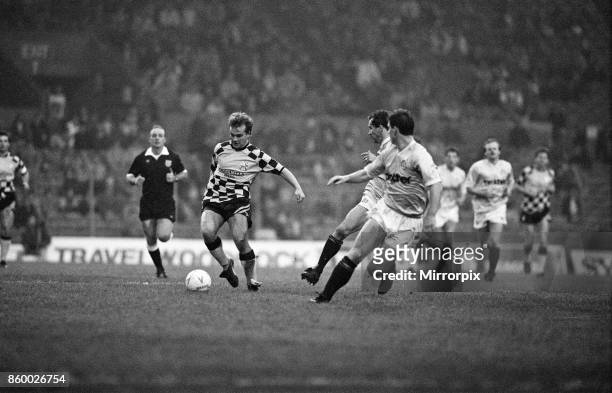 Manchester City 10-1 Huddersfield Town, League Division Two match held at Maine Road, 7th November 1987.