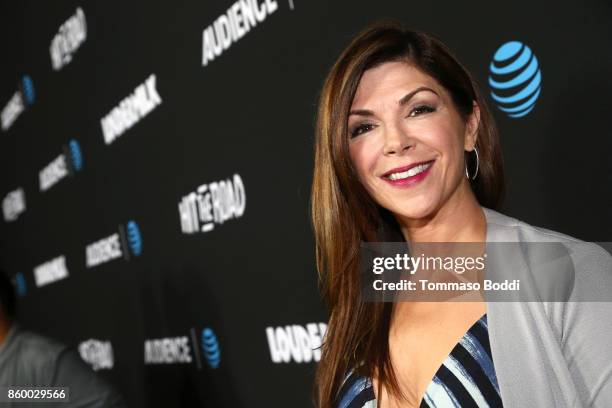 Amy Pietz attends the AT&T AUDIENCE Network Premieres "Loudermilk" And "Hit The Road" on October 10, 2017 in Los Angeles, California.