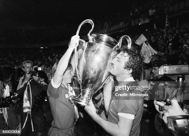 European Cup Final at the Parc Des Princes in Paris, France, Liverpool 1 v Real Madrid 0, Liverpool hero Alan Kennedy who scored the game's only...