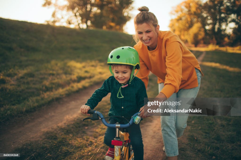 Como andar de bicicleta?