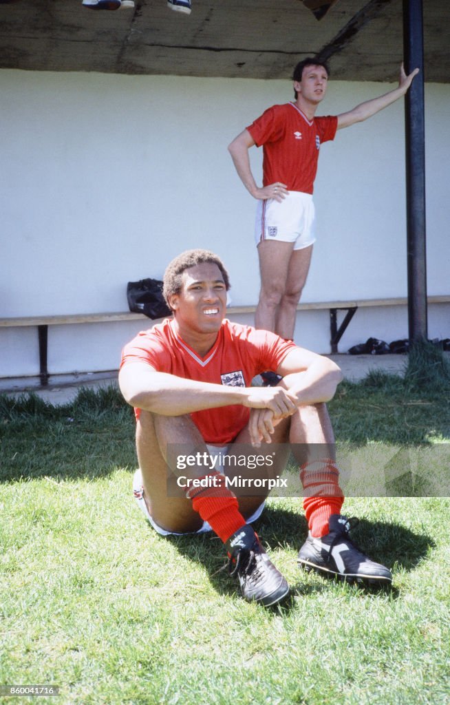 England team in USA preparing for World Cup 1986