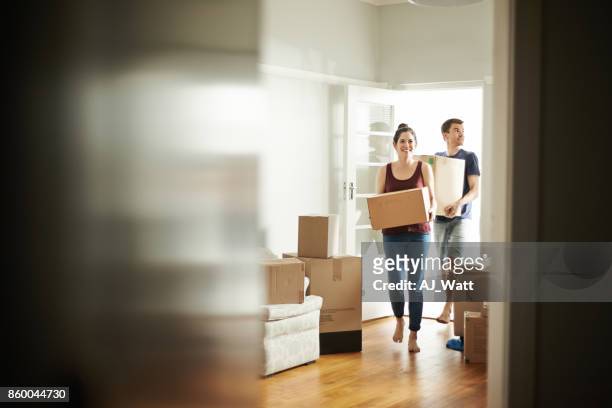 it's moving day - moving house stock pictures, royalty-free photos & images